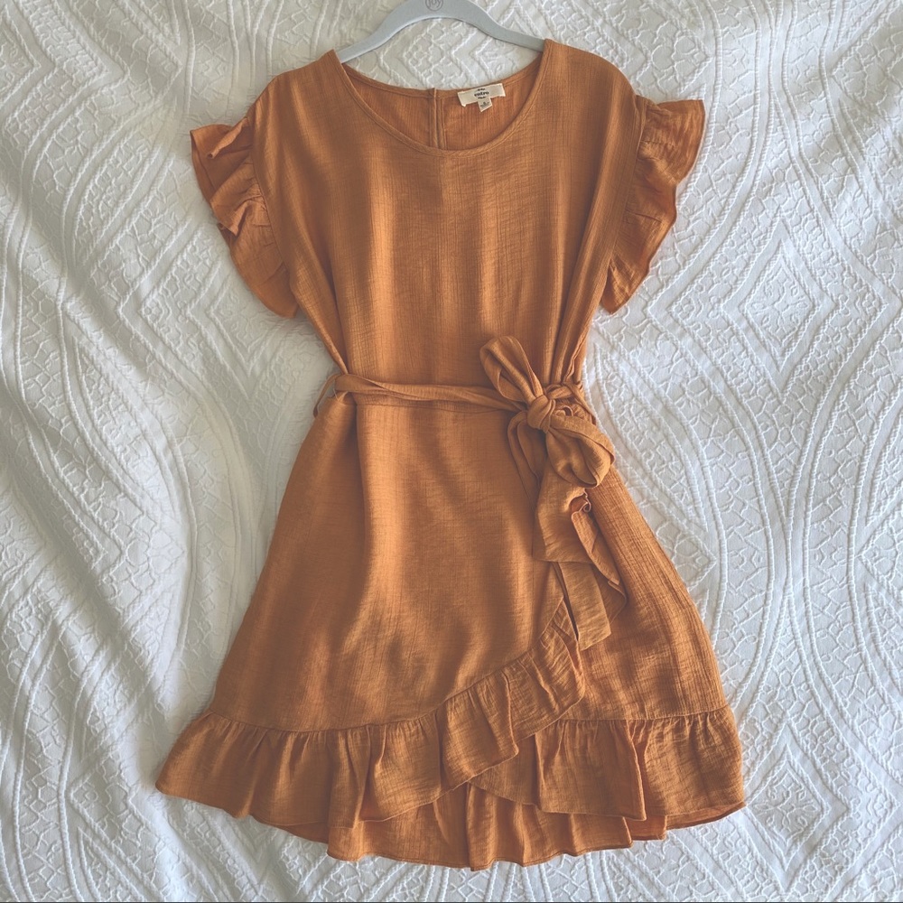 Vici mustard yellow dress